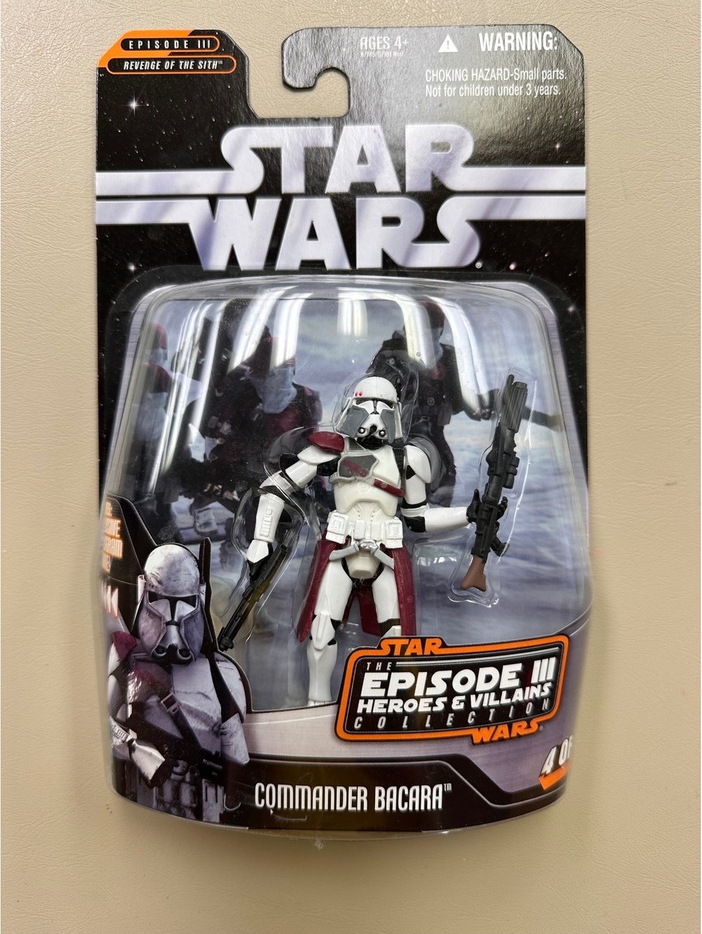 Star Wars Episode III Commander Bacara Action Figure
